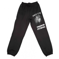 Zdjęcie produktu SpodniePies biały czarne bawełna pitbull amstaff